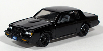Johnny Lightning 1:64 1987 Buick Grand National GNX Diecast Model Black JLCP7178 
